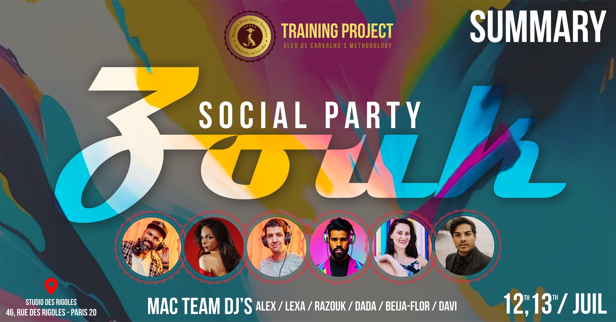 MAC Summary 5 Modules - Zouk Social Party Soirée Zouk Brésilien