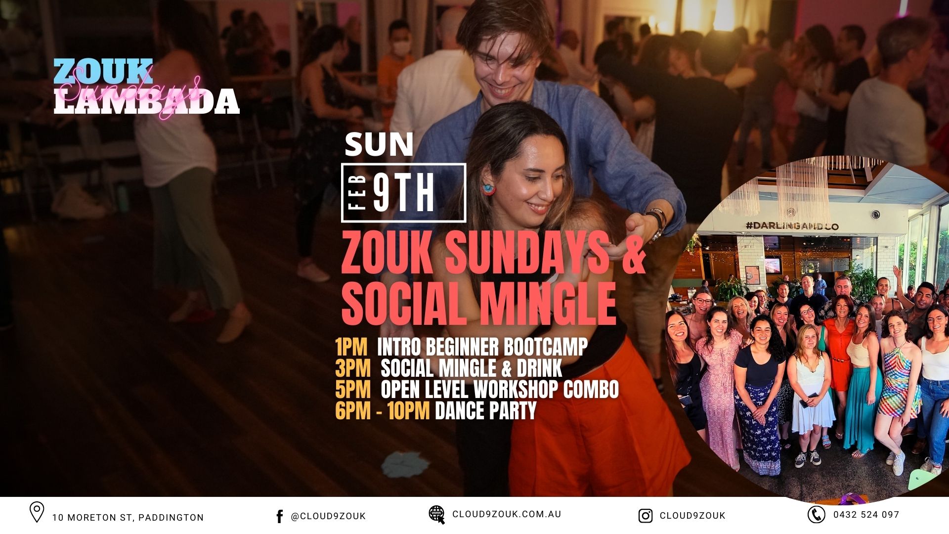 Zouk Sundays & Social Mingle 9th Feb 2025 ππΊ