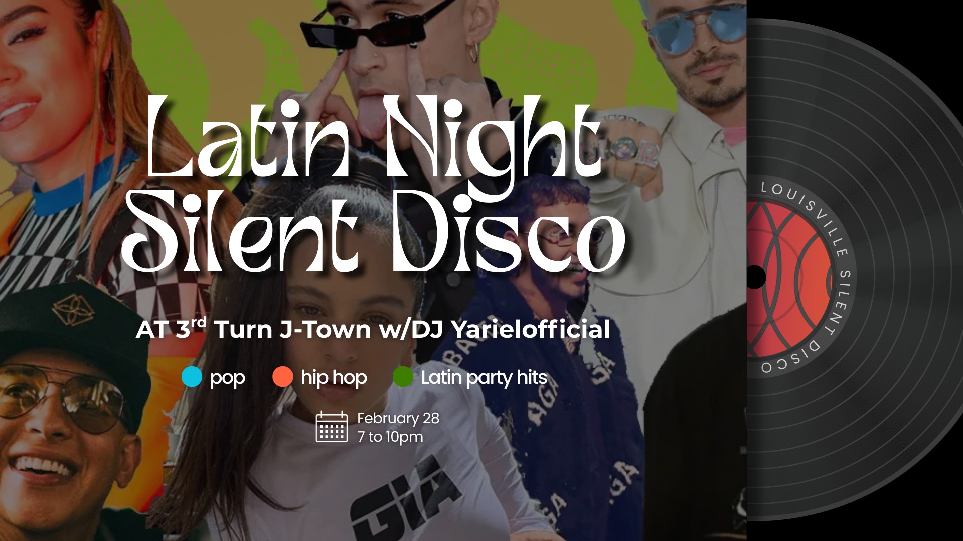 Latin Night Silent Disco at 3rd Turn J-Town