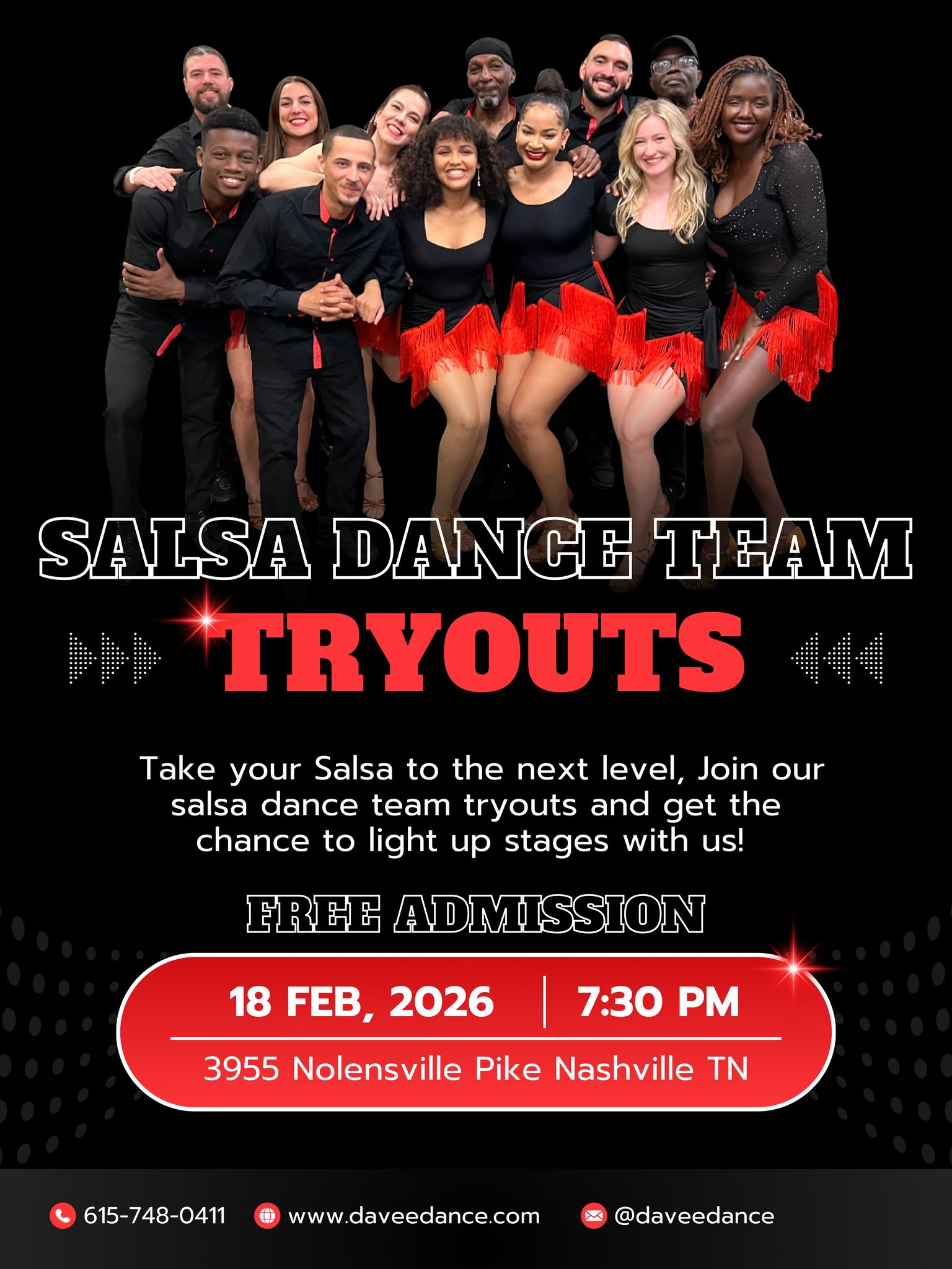 Salsa Dance Team - Tryouts