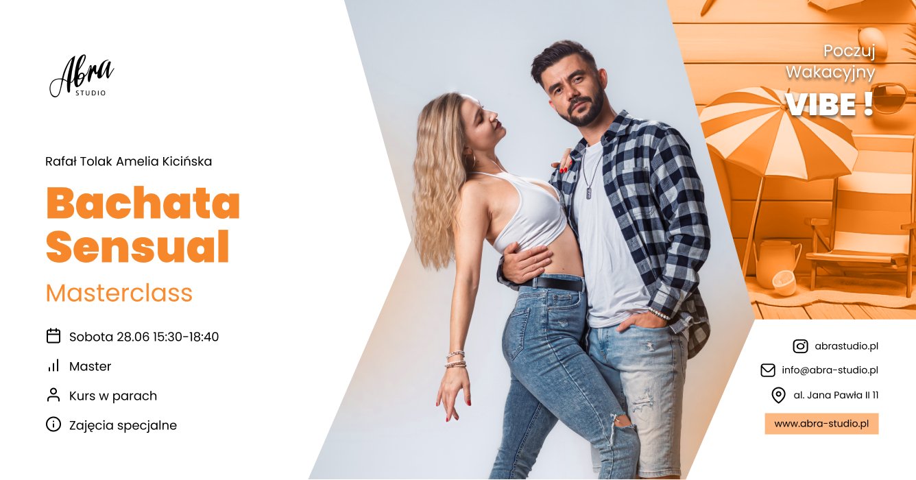 Bachata Sensual Masterclass z Amelią & Rafałem