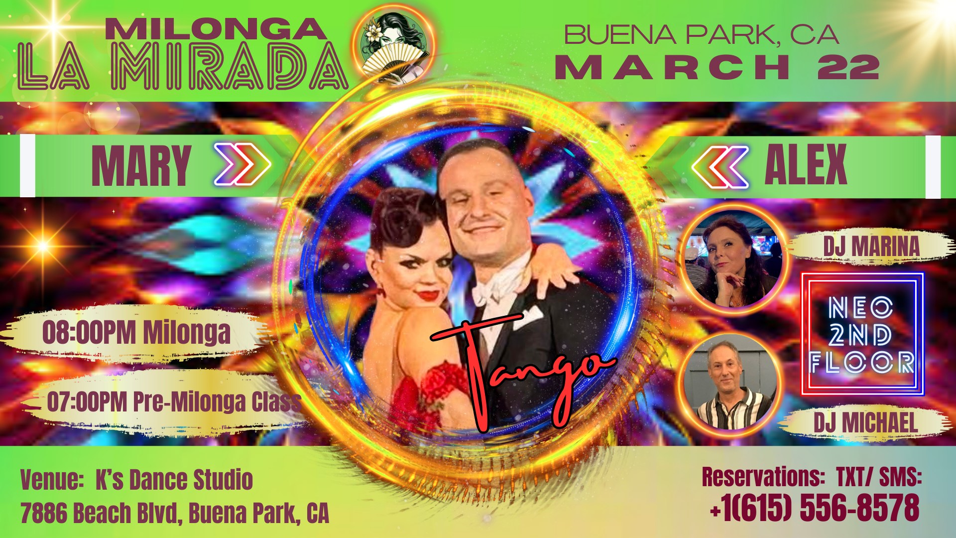 Milonga La Mirada ❤️ Euphoric Carnival ❤️ Alex & Mary Tango.