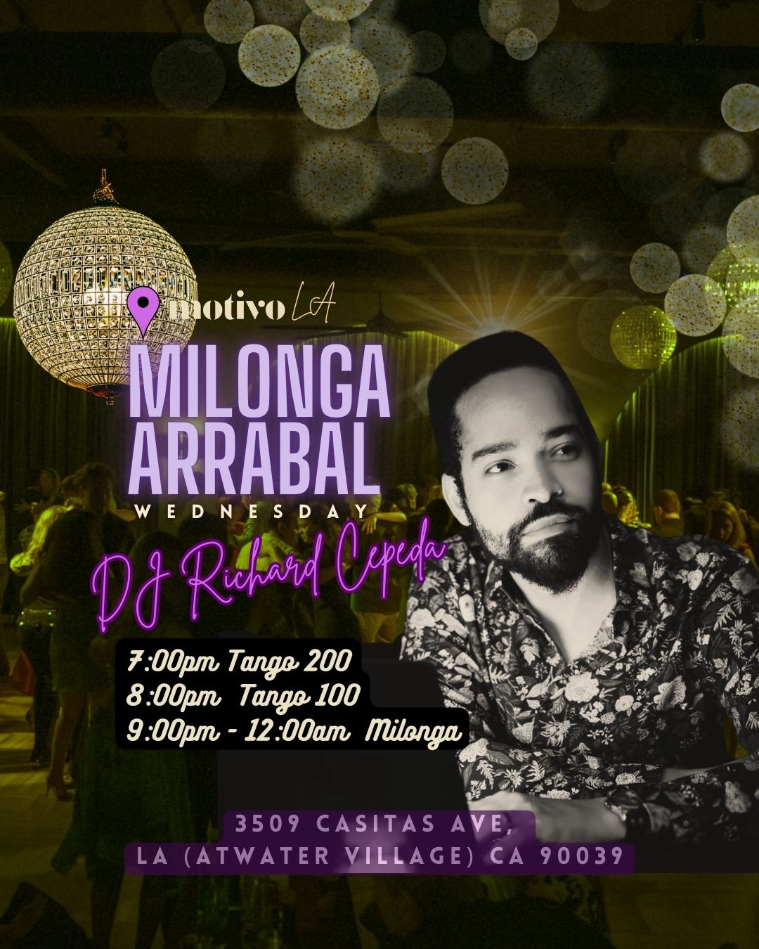 Milonga Arrabal with DJ Richard Cepeda