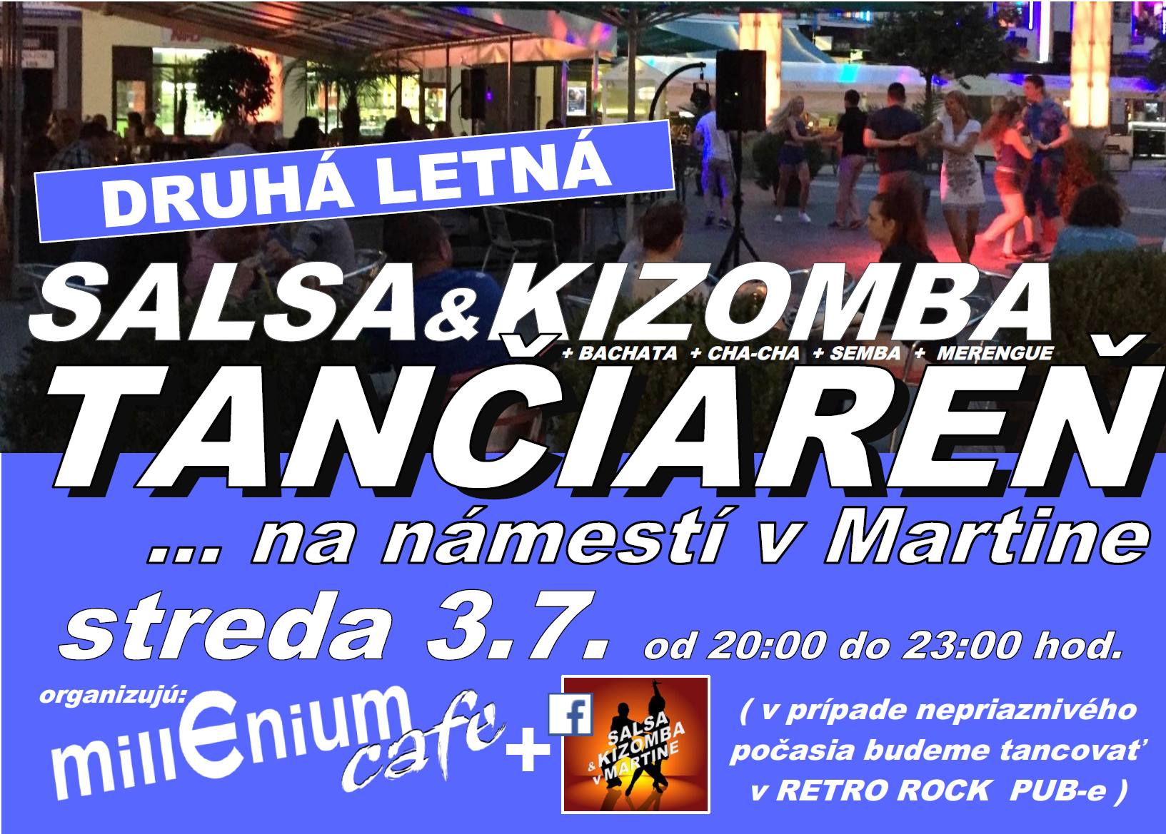 Salsa & Kizomba TANČIAREŇ NA NÁMESTÍ v Martine