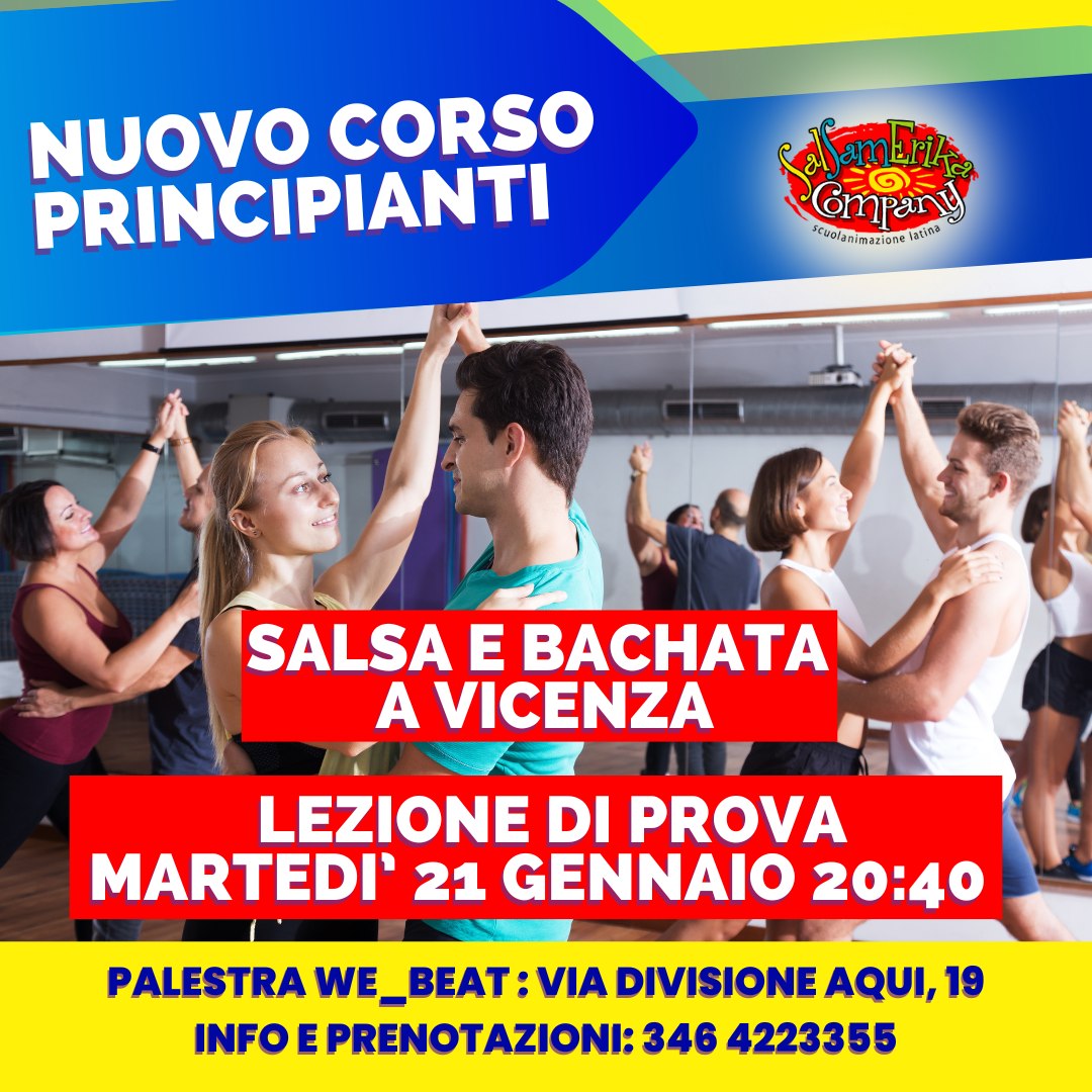 Salsa e Bachata a Vicenza - Nuovo Corso Base