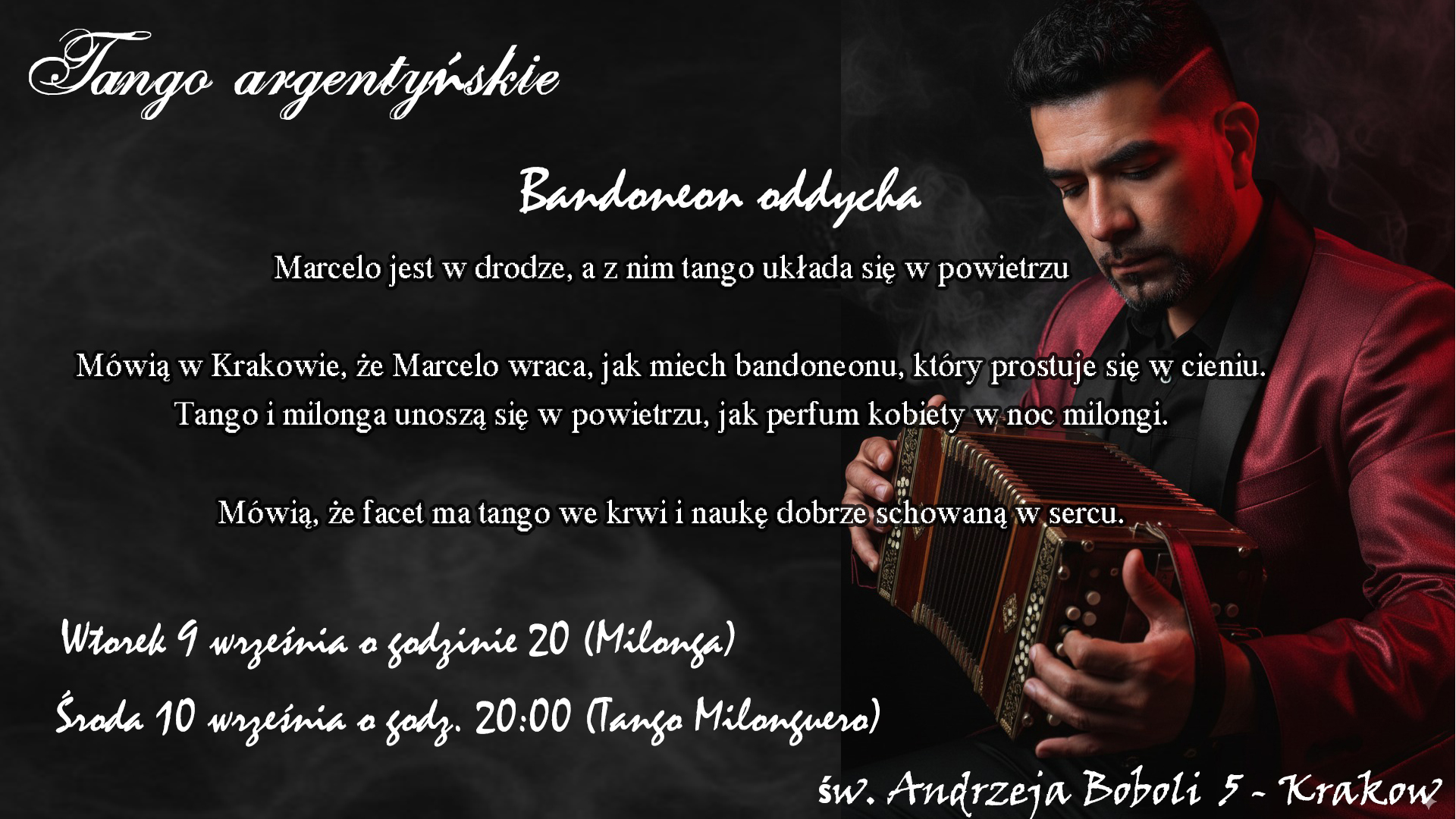 Strojenie bandoneonu… Zajęcia, które wyznaczają rytm nowego sezonu