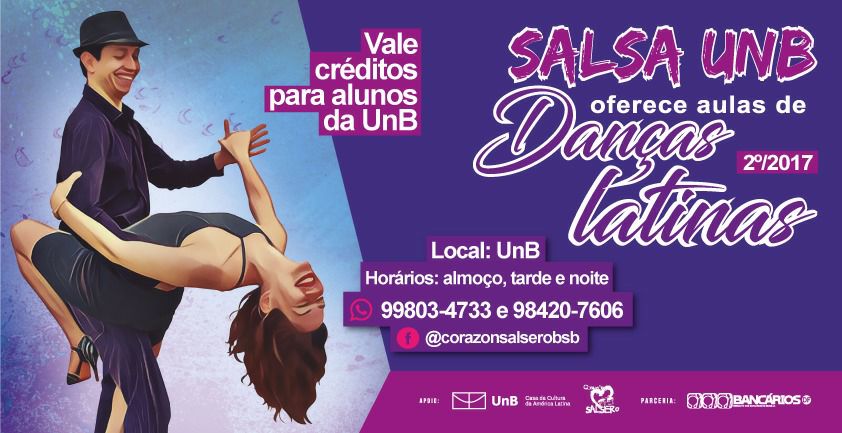 Início das aulas - Salsa bachata reggaeton UnB