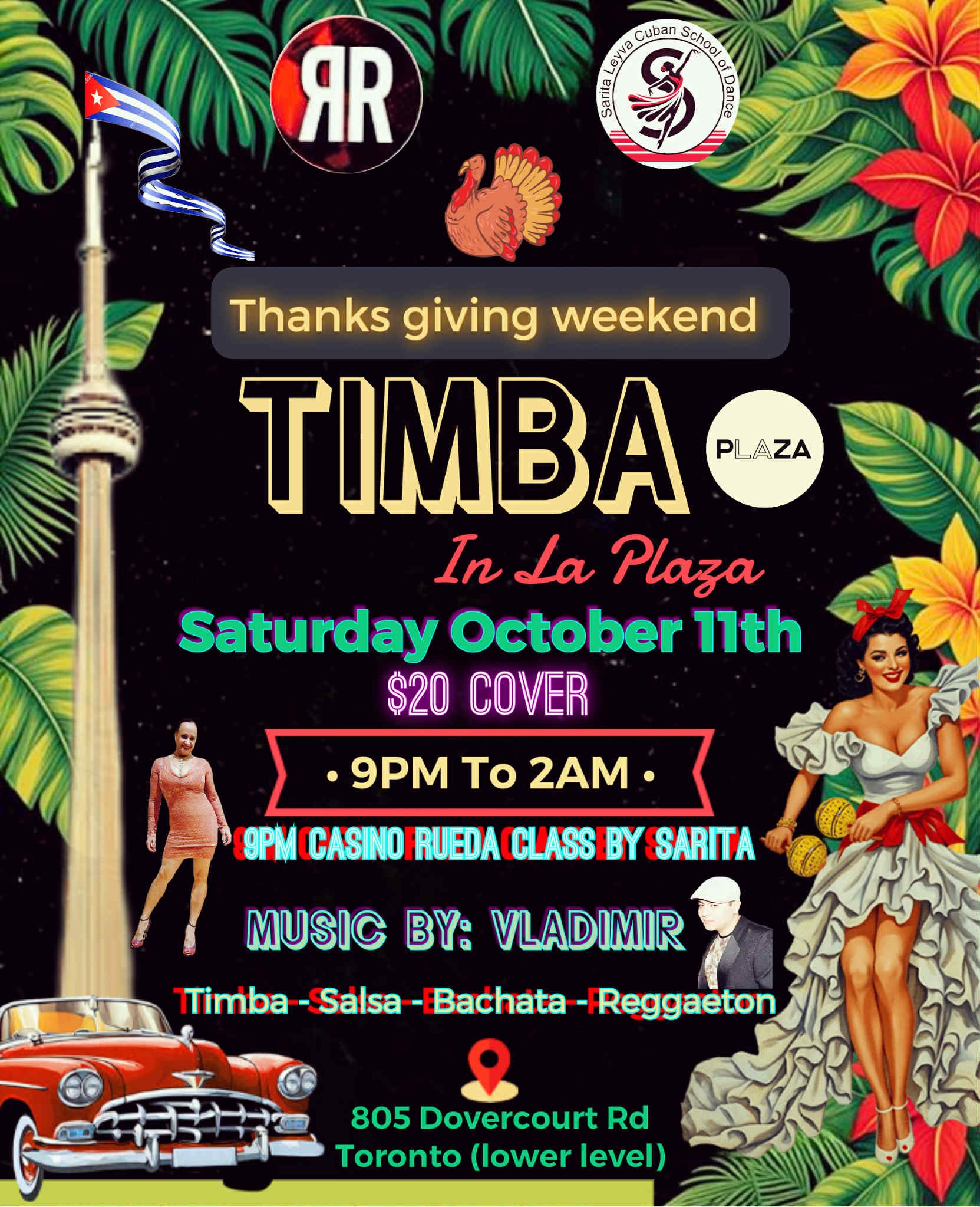 Timba in La Plaza "Happy Thanksgiving Cuban Style! 🦃🇨🇺✨