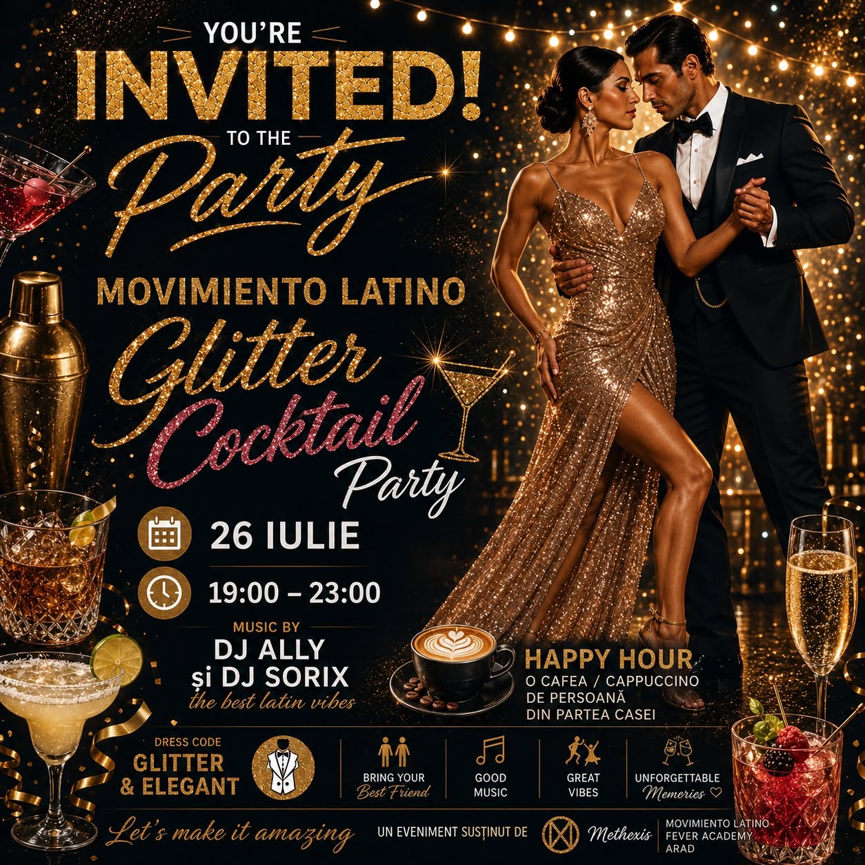 Movimiento Latino ~ Fever Nights~ Cocktail Glitter Edition