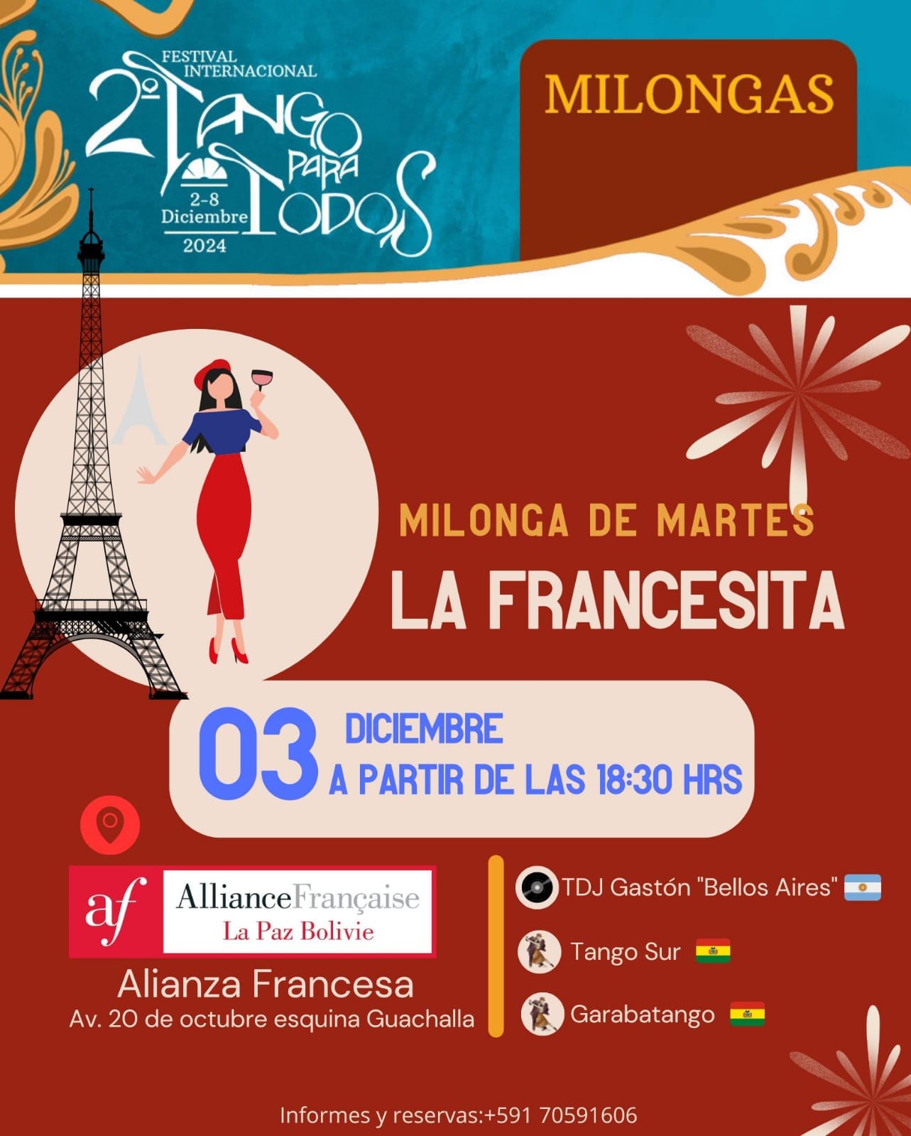 Milonga de Martes - La Francesita - Tango Para Todos 2024