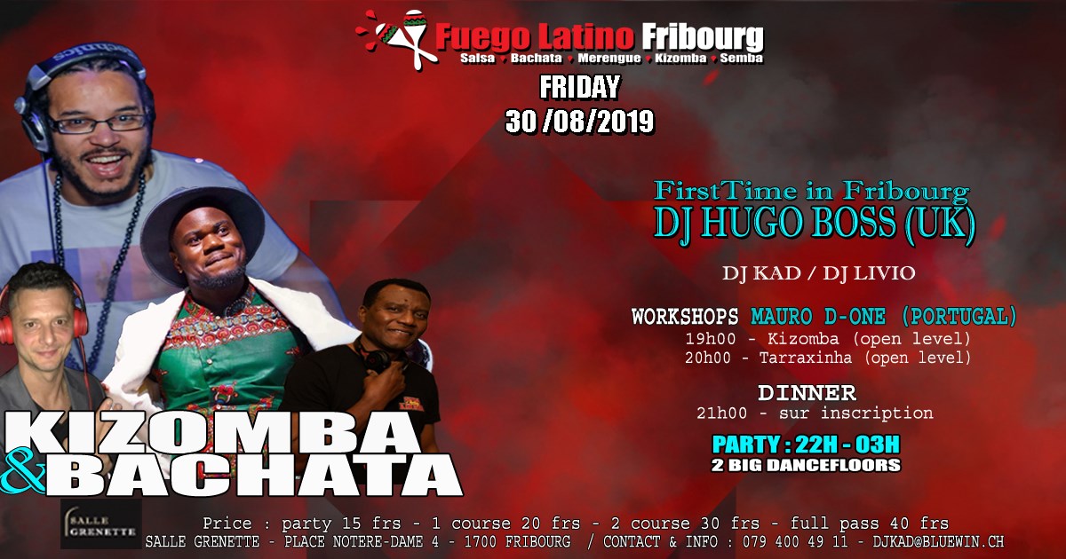 Friday Night Kizomba & Bachata 30.08.2019 2 Big Dancefloors