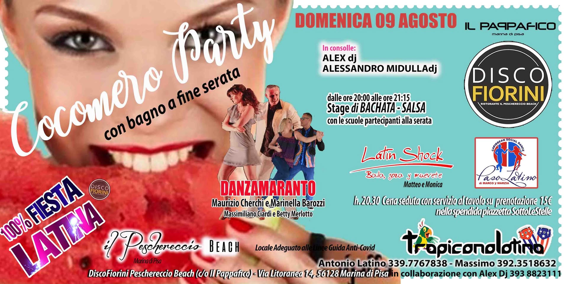 100% Festa Latina la domenica DiscoFiorini