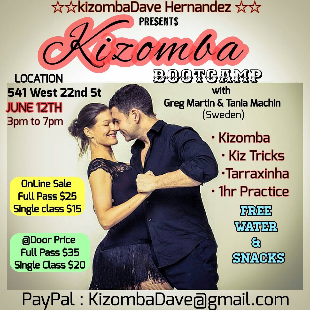 Kizomba UrbanKiz BootCamp With Greg Martin & Tania