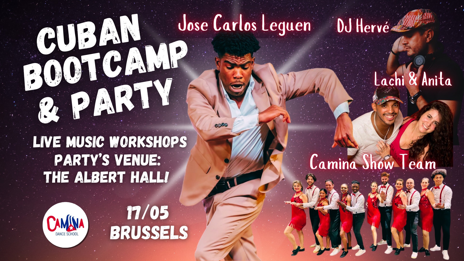 Cuban Bootcamp+Party with José Carlos Leguen