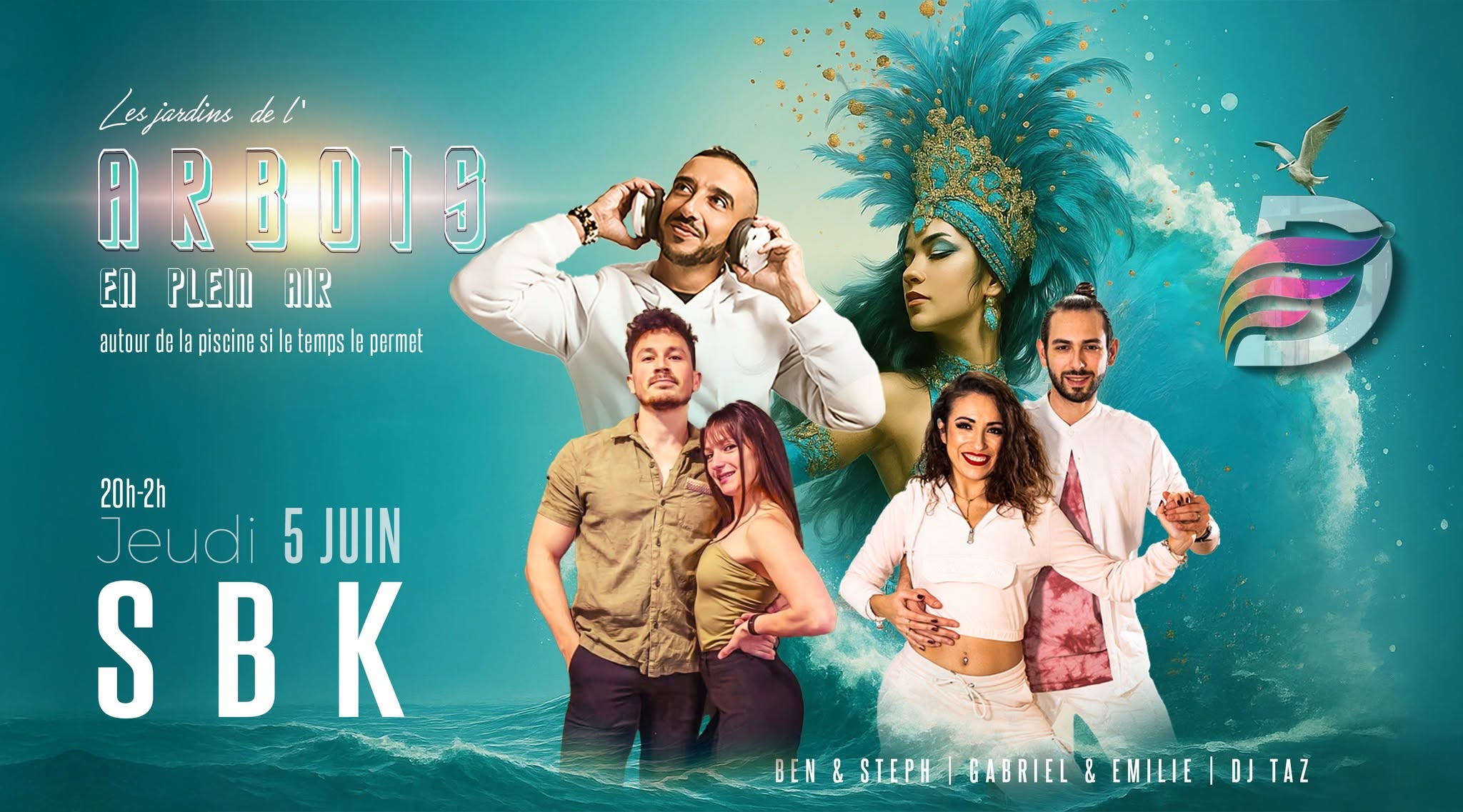 SBK de l'ARBOIS autour de la piscine - Jeudi 5 Juin