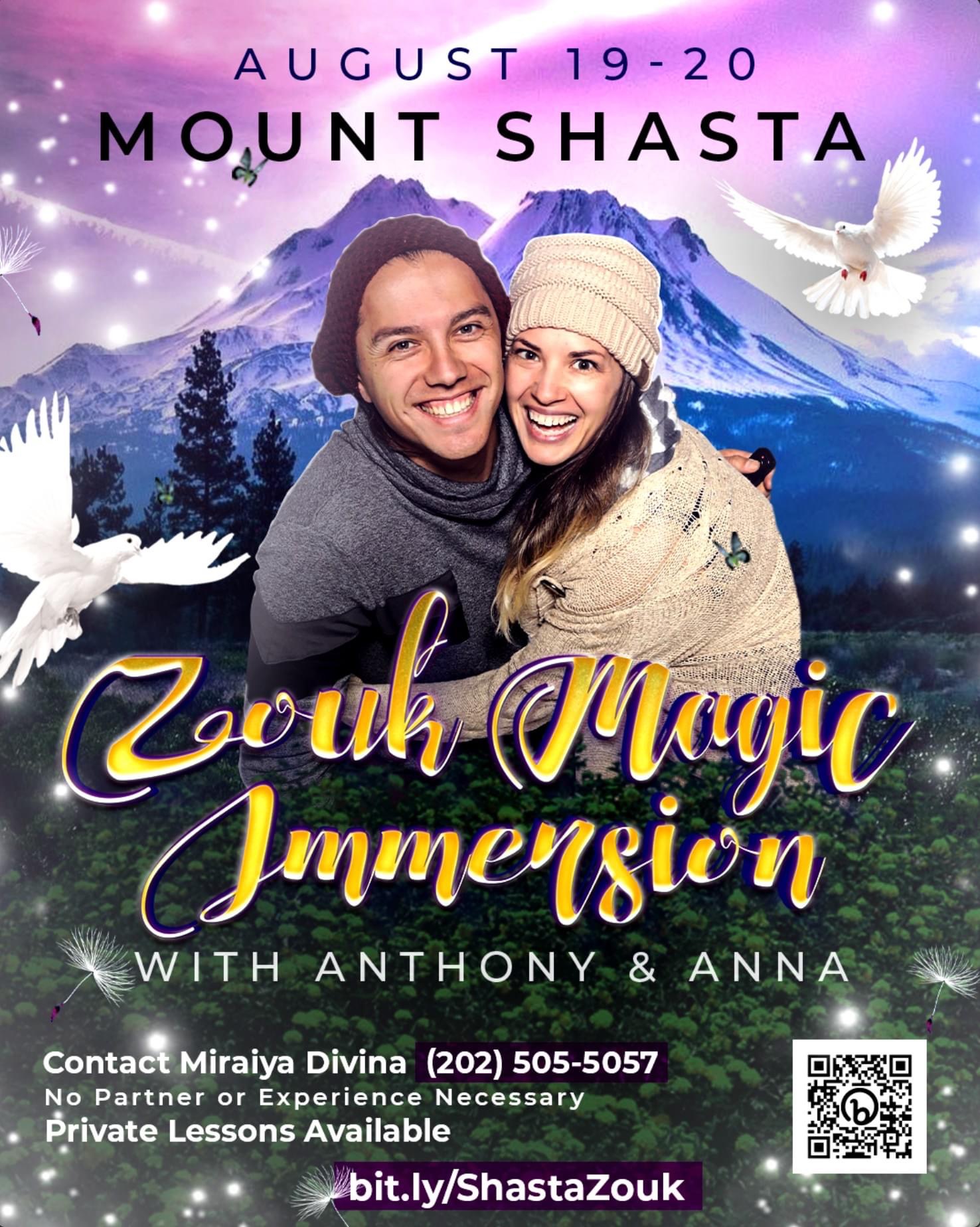 Postponed til October: Zouk Magic Immersion - Mt. Shasta Exclusive