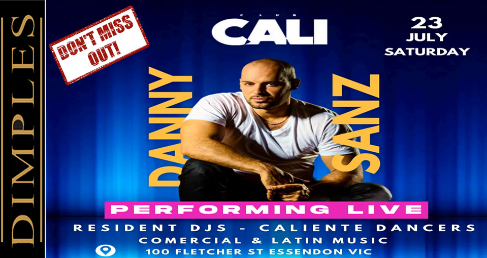 Club Cali- Latin Night @ Dimples- Danny Sanz Live!