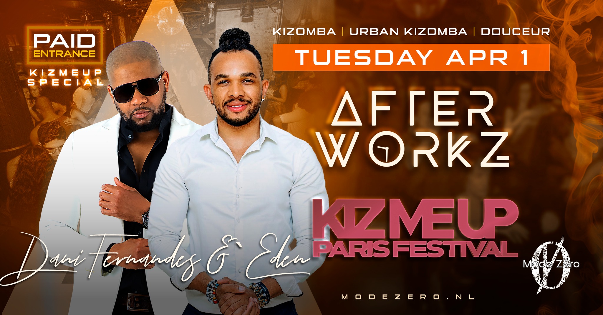Afterworkz Special KizMeUp Paris Festival Non-Stop 2025