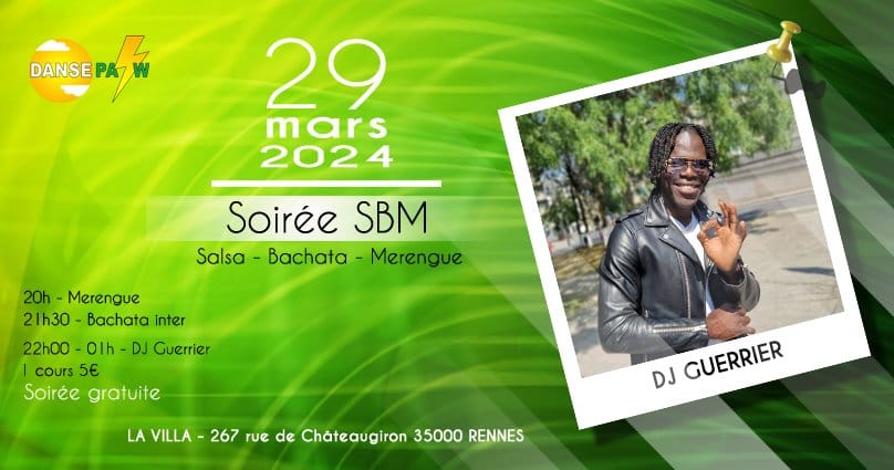 Soirée SBM (Salsa-bachata-merengue)