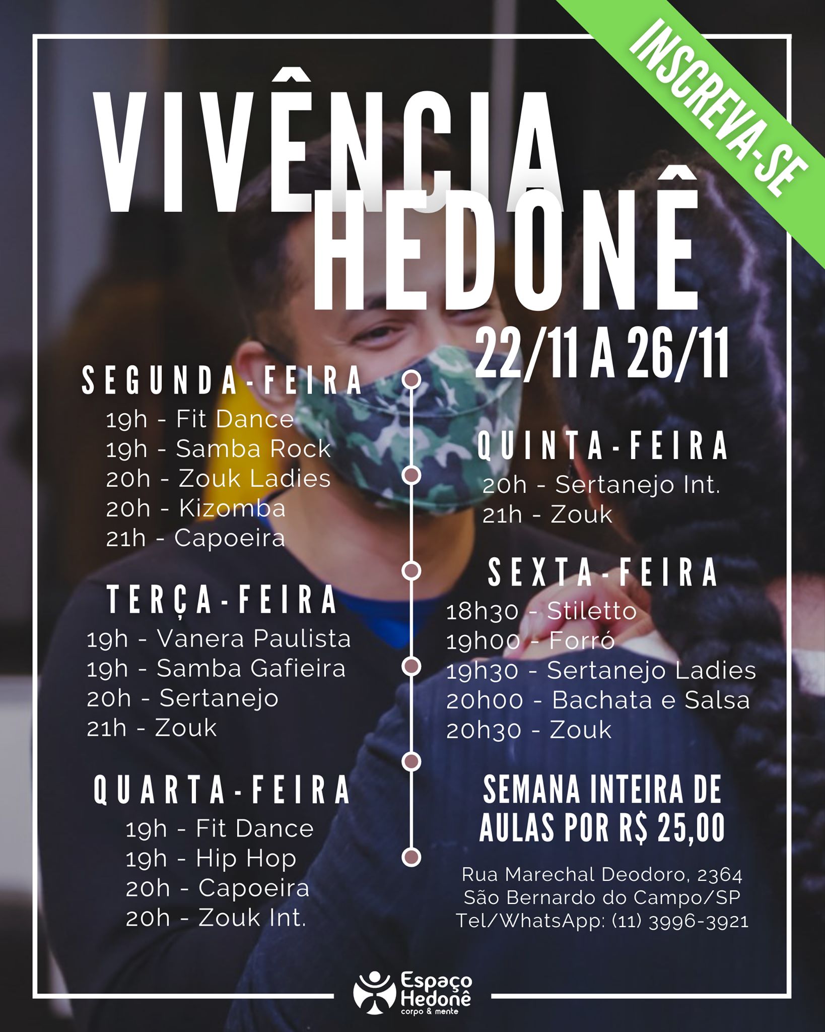 Semana de Vivência - 22 11 a 26 11