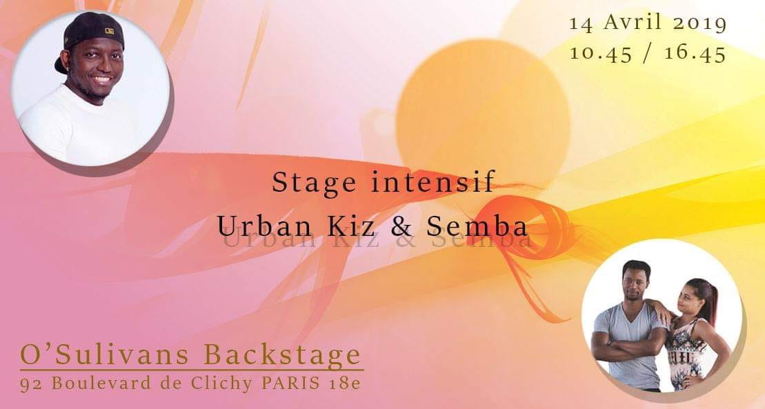 Stage Intensif d'Urban Kiz et de Semba