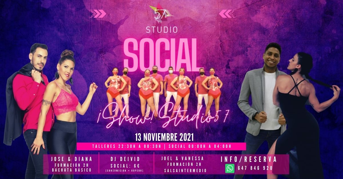 Formación Jose&Diana y Joel&Vanessa Social + show Studio57