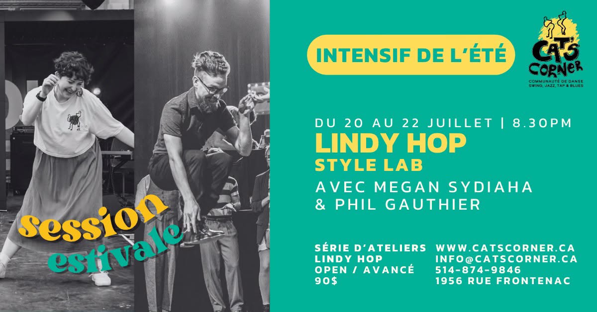 ANNULÉ - Style lab - exploration du Lindy Hop avec Megan & Phil