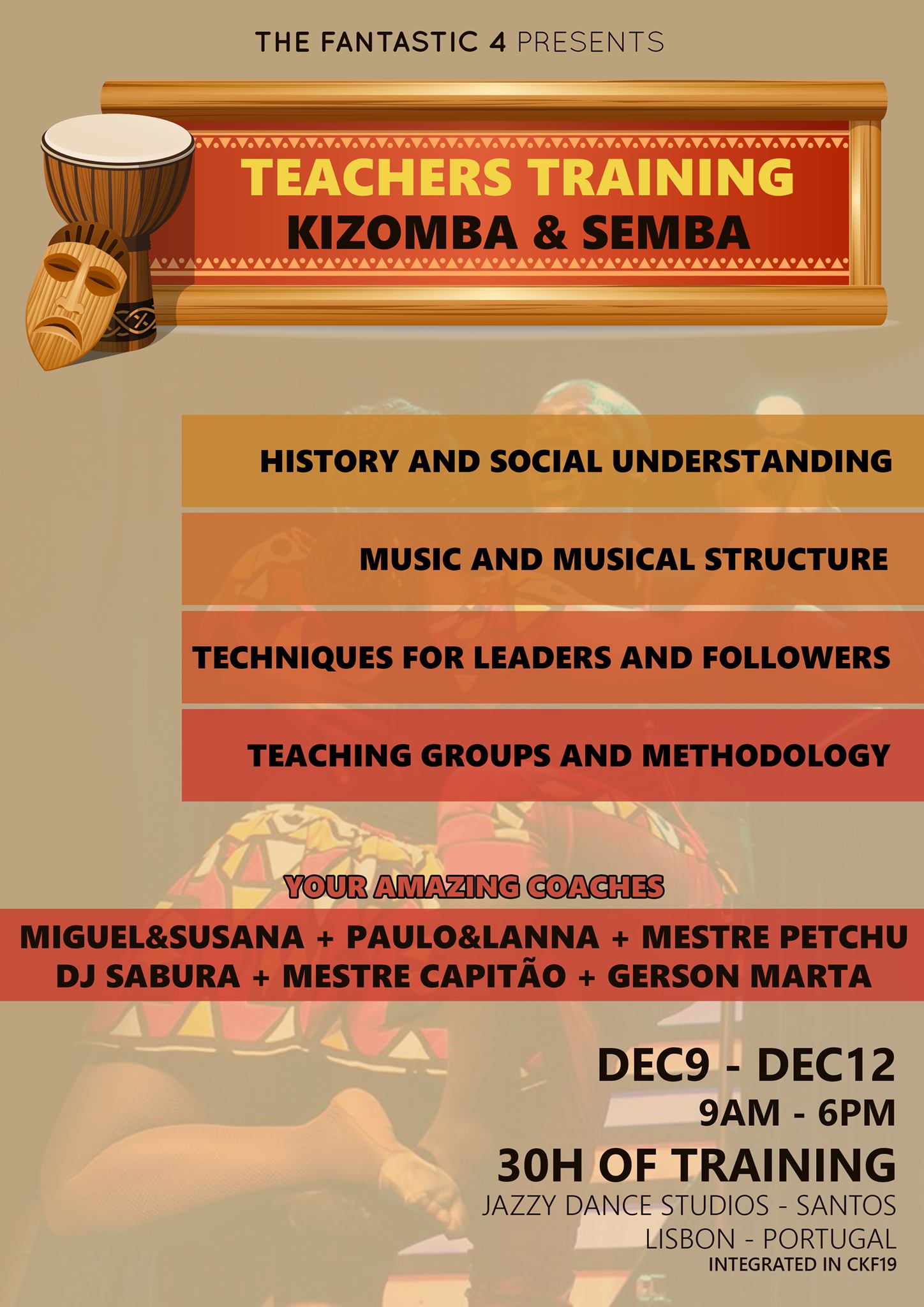 Teachers Training - Semba and its Roots 2018