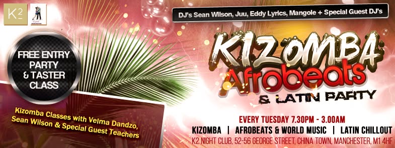 Free Entry Three Room Kizomba, Afrobeats & Latin Night + Free Taster Class