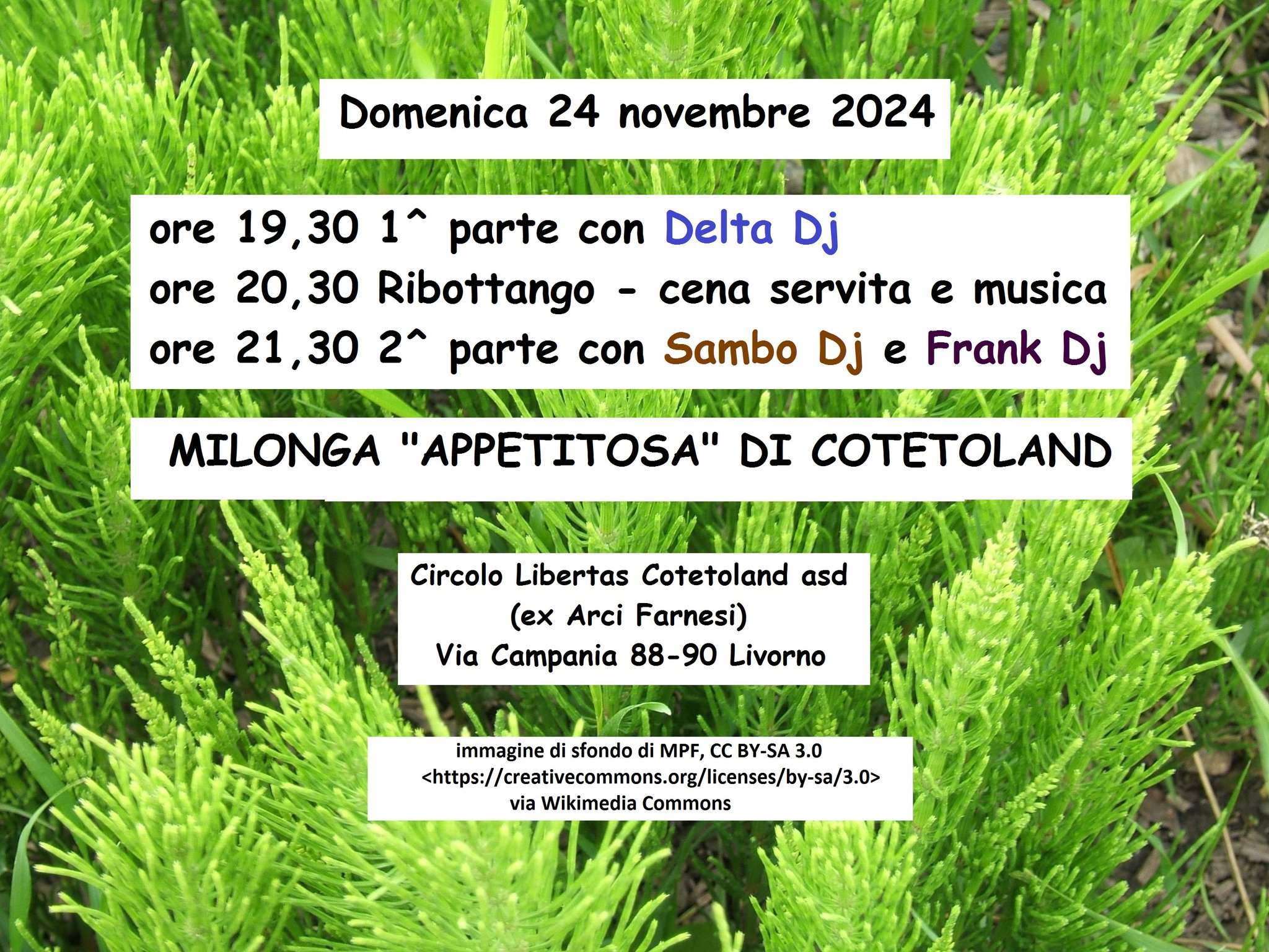 Milonga Appetitosa di Cotetoland con il trio Delta dj, Sambo dj e Frank dj