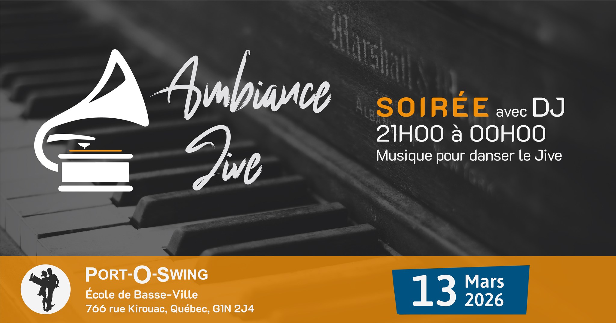 Soirée dansante « Ambiance » Jive