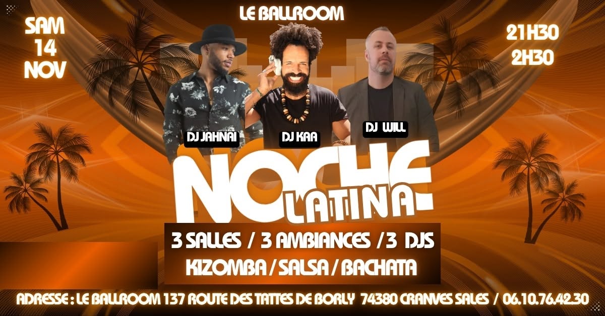 NOCHE LATINA DU 14 NOV
