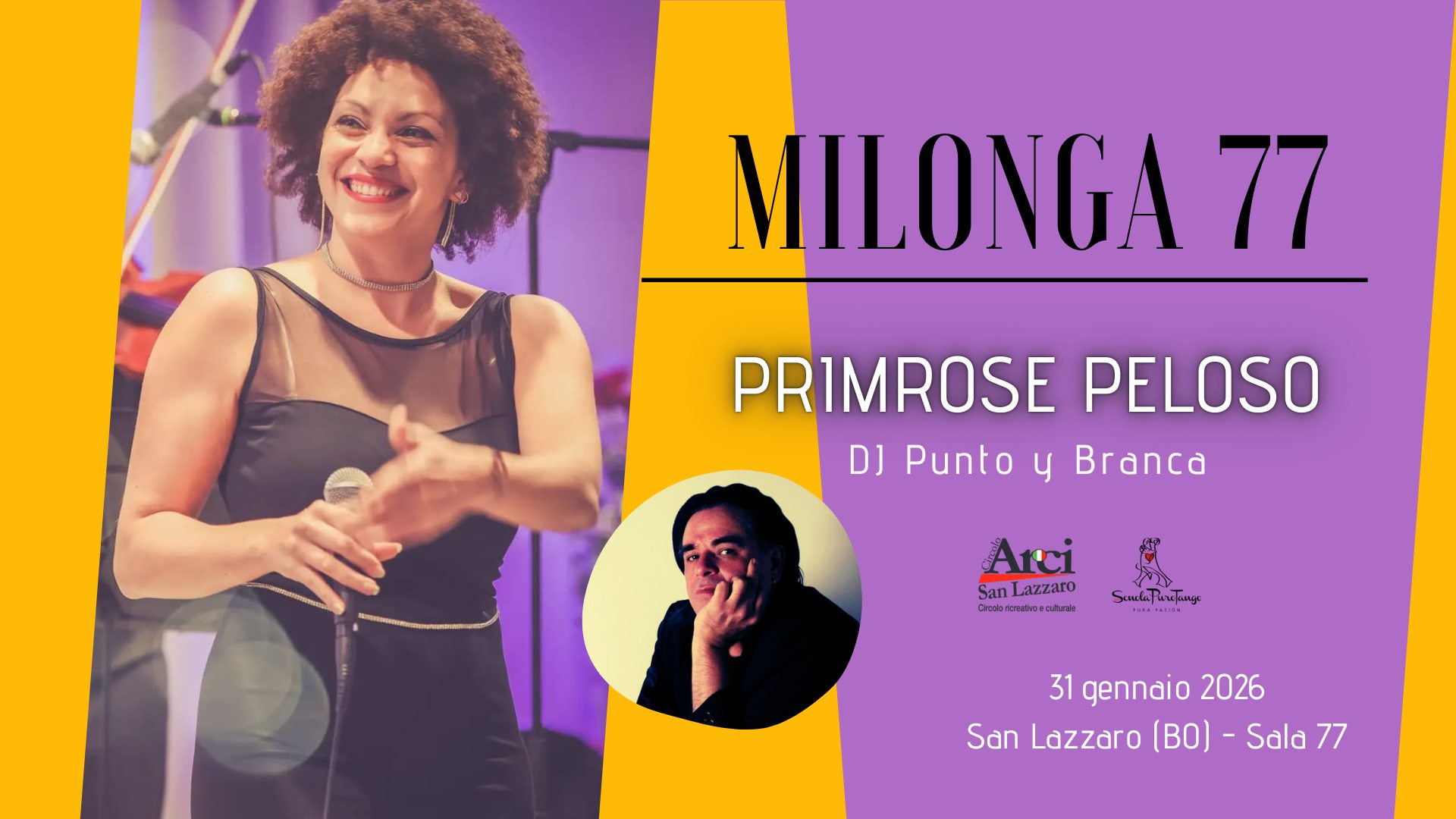 Primrose Peloso + Dj Punto y Branca @Milonga 77