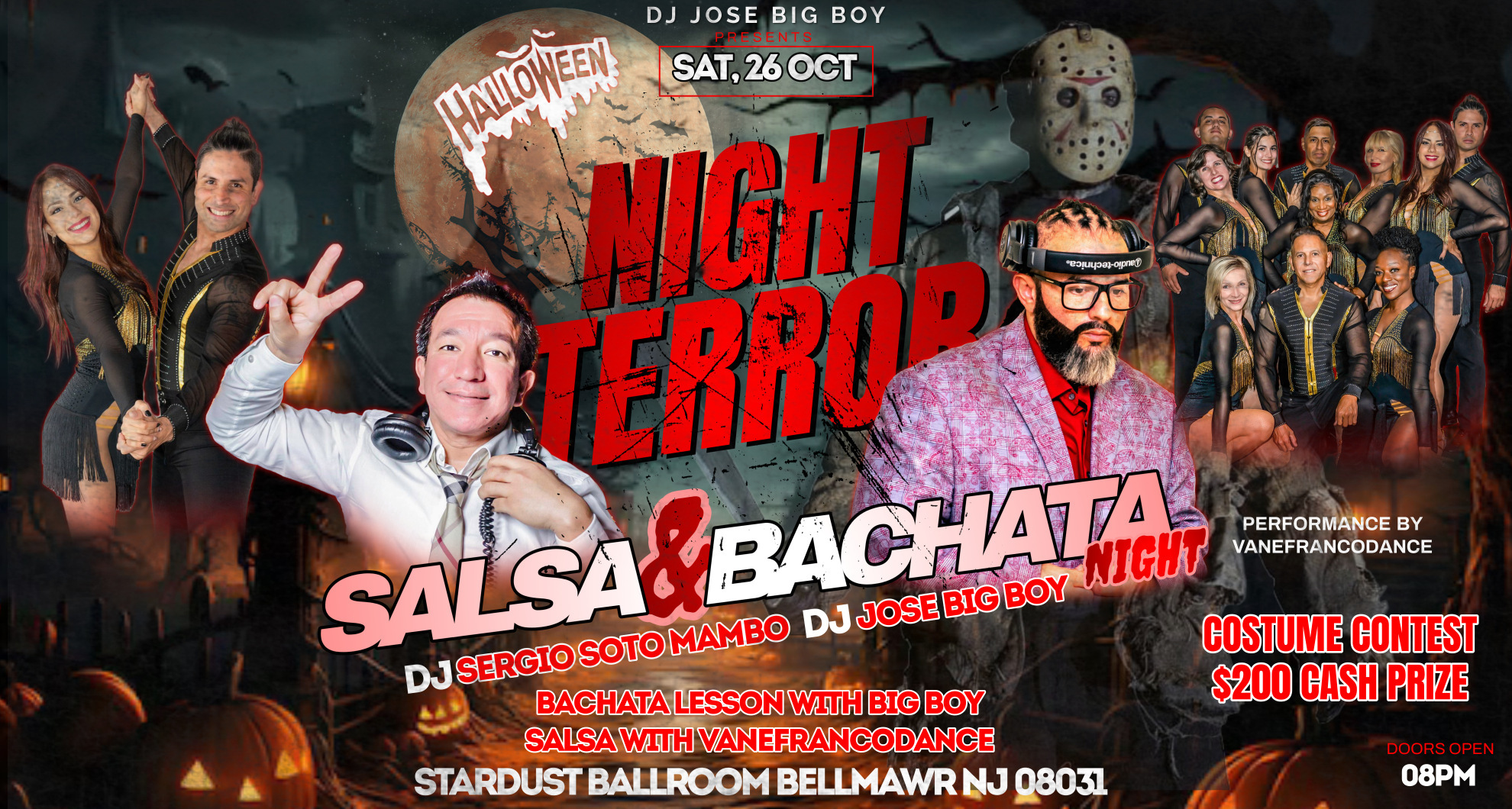 Salsa & Bachata Night Of Terror Event