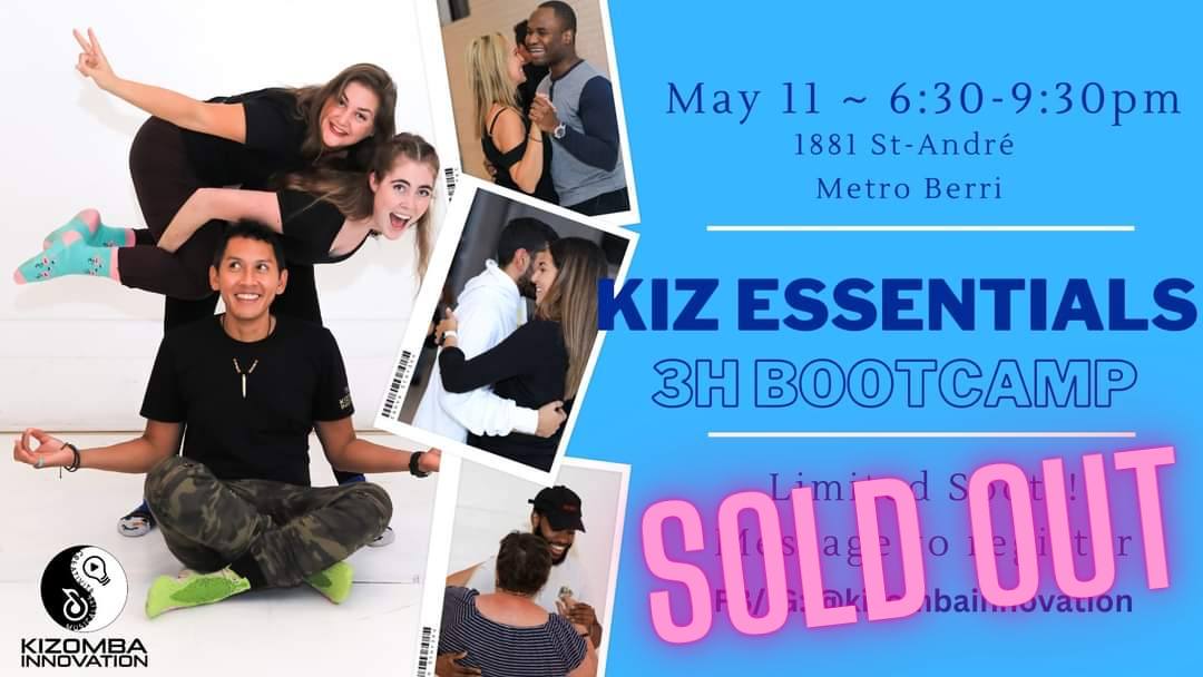 SOLD OUT • Kiz Essentials ☯️ 3h Bootcamp