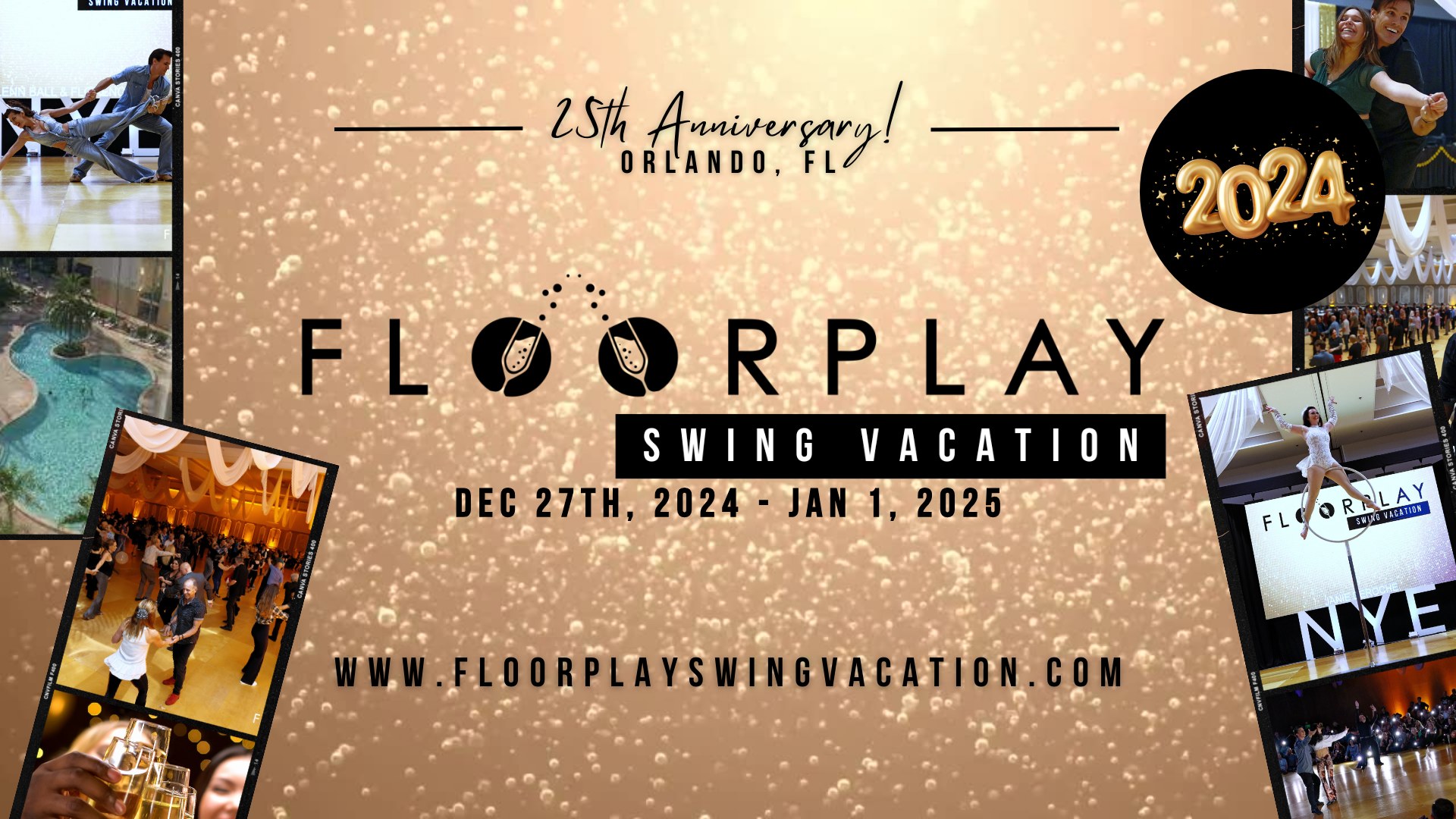 Floorplay Swing Vacation 24-25 25th Anniversary