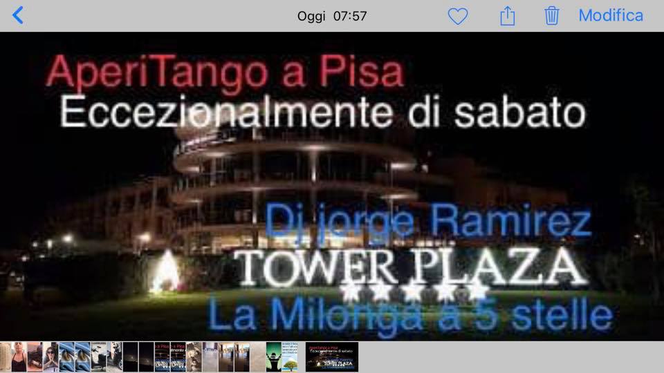 Milonga a 5 stelle Tower Plaza Hotel