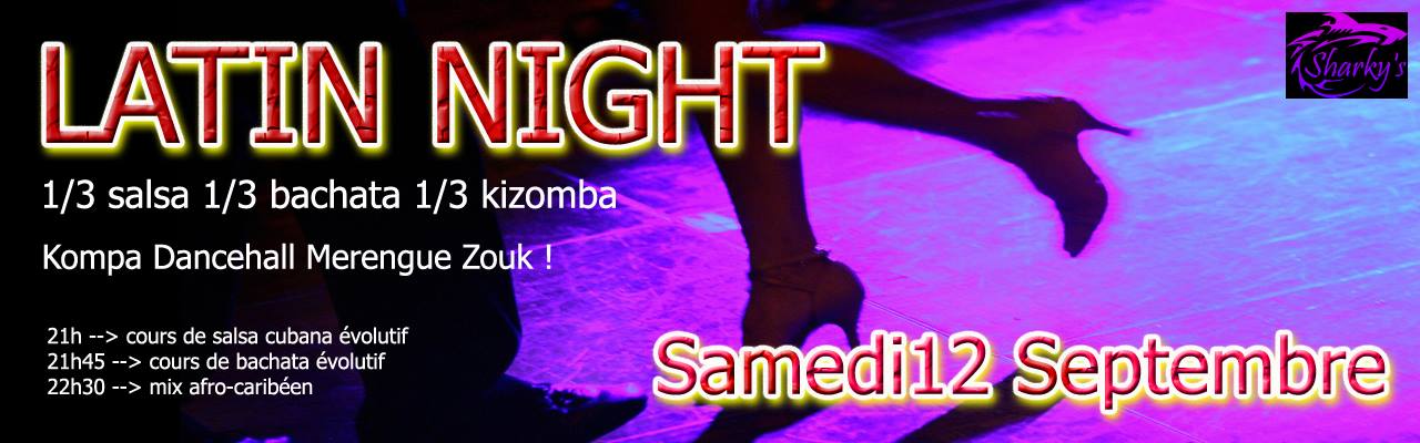 Latin Night au Sharky's