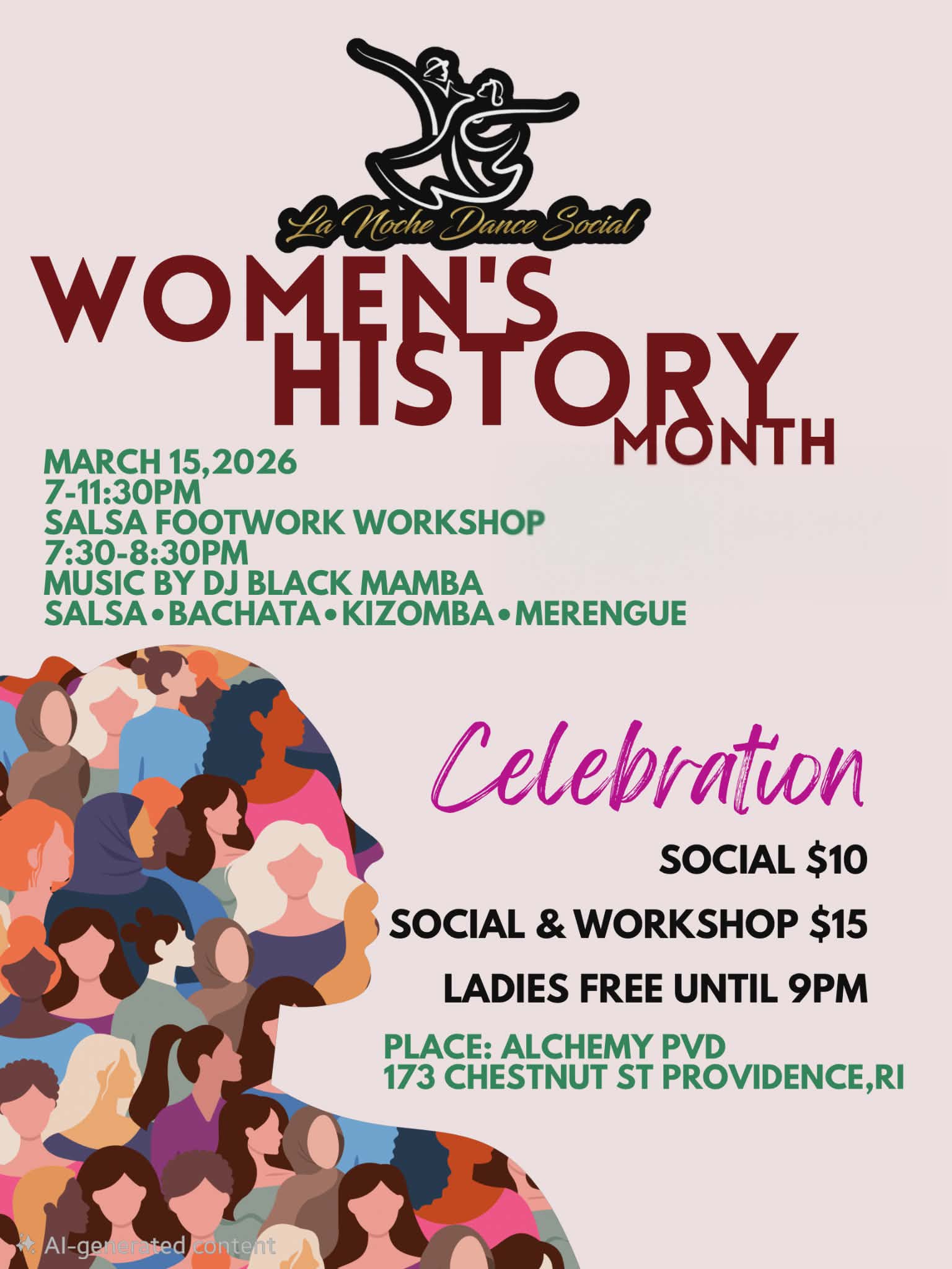 La Noche "Womans History Month" Dance Social