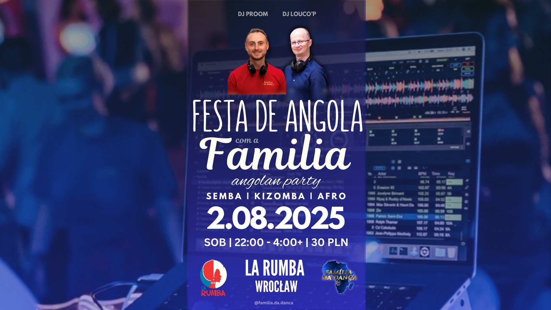 Festa de Verão - Kizomba & Semba 21.06.2025 Família Da Dança