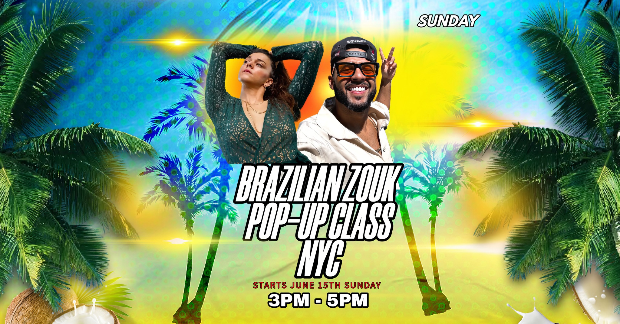 BRAZILIAN ZOUK POP-UP CLASS JUNE 15TH