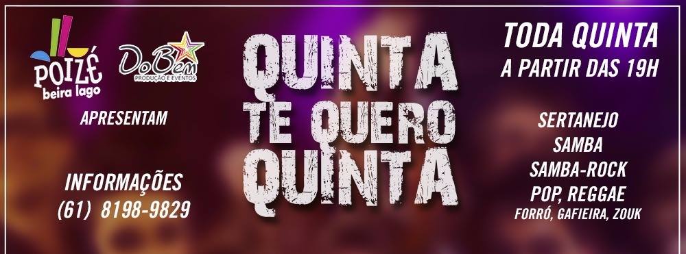 QUINTA TE QUERO QUINTA!