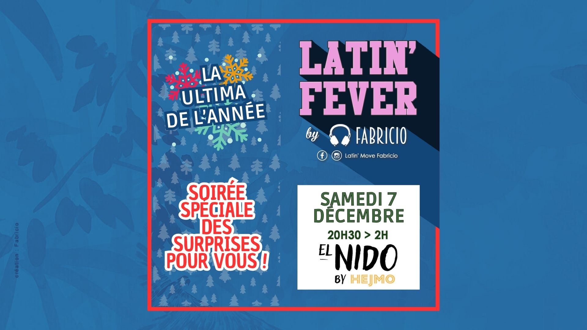 LATIN'FEVER : des Kdos pour la DER de l'année - Salsa, Bachata, Merengue, Kizomba