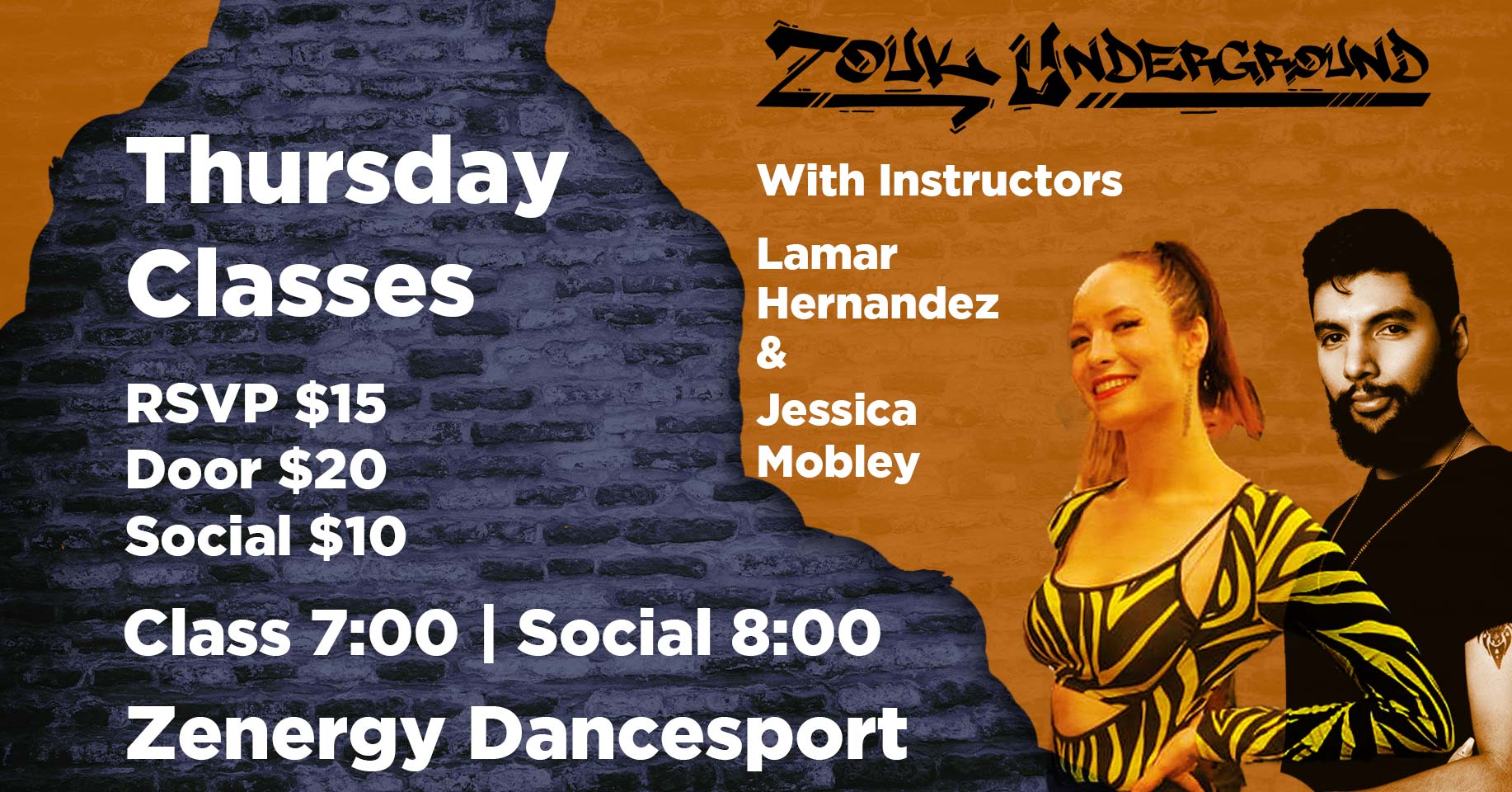 Thursday Lesson + Social at Zenergy
