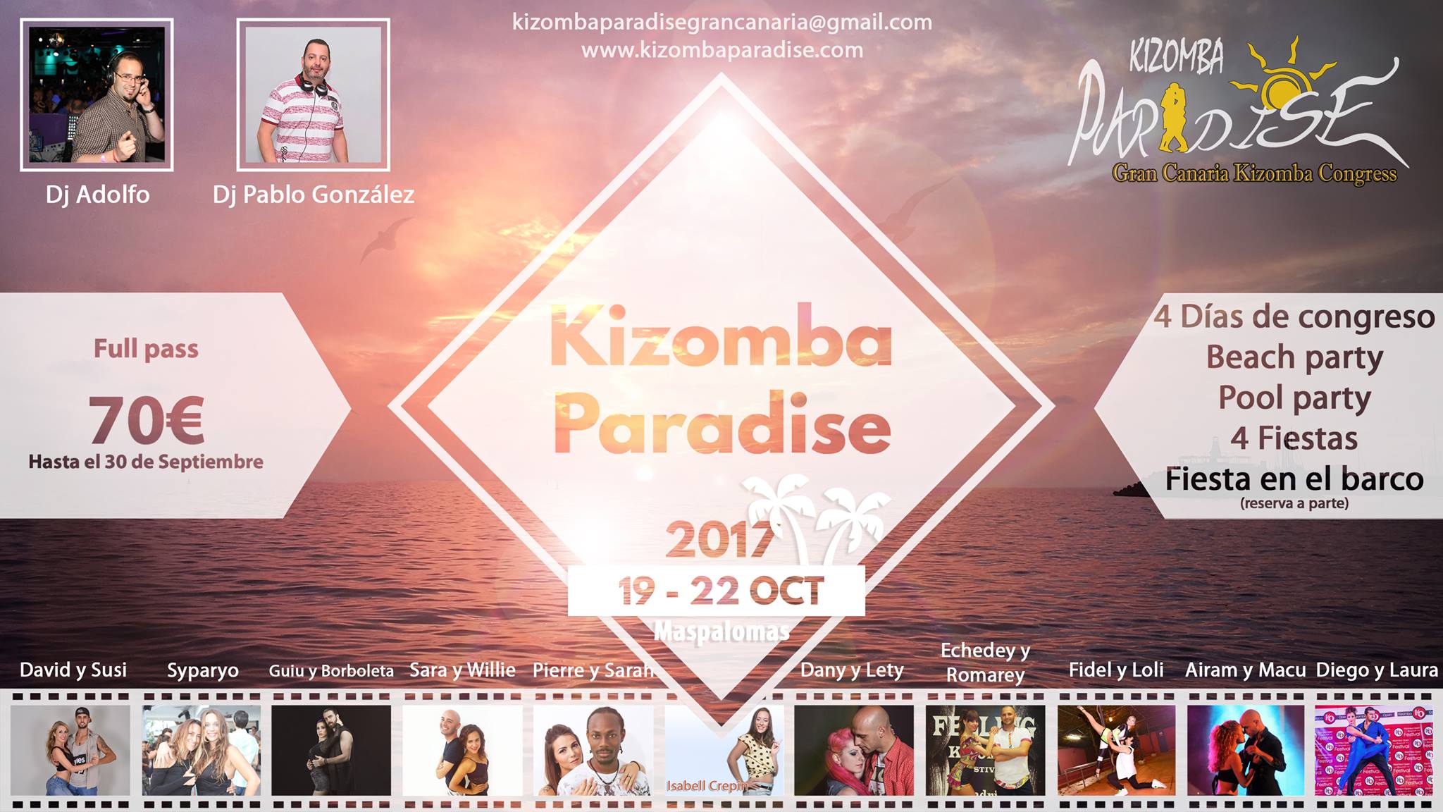 Kizomba Paradise 2017 Gran Canaria Kizomba Congress