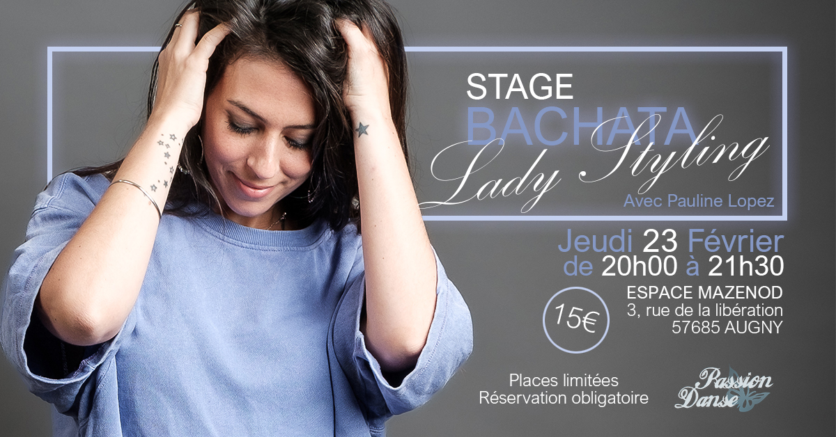 Stage Bachata Lady Styling avec Pauline Lopez