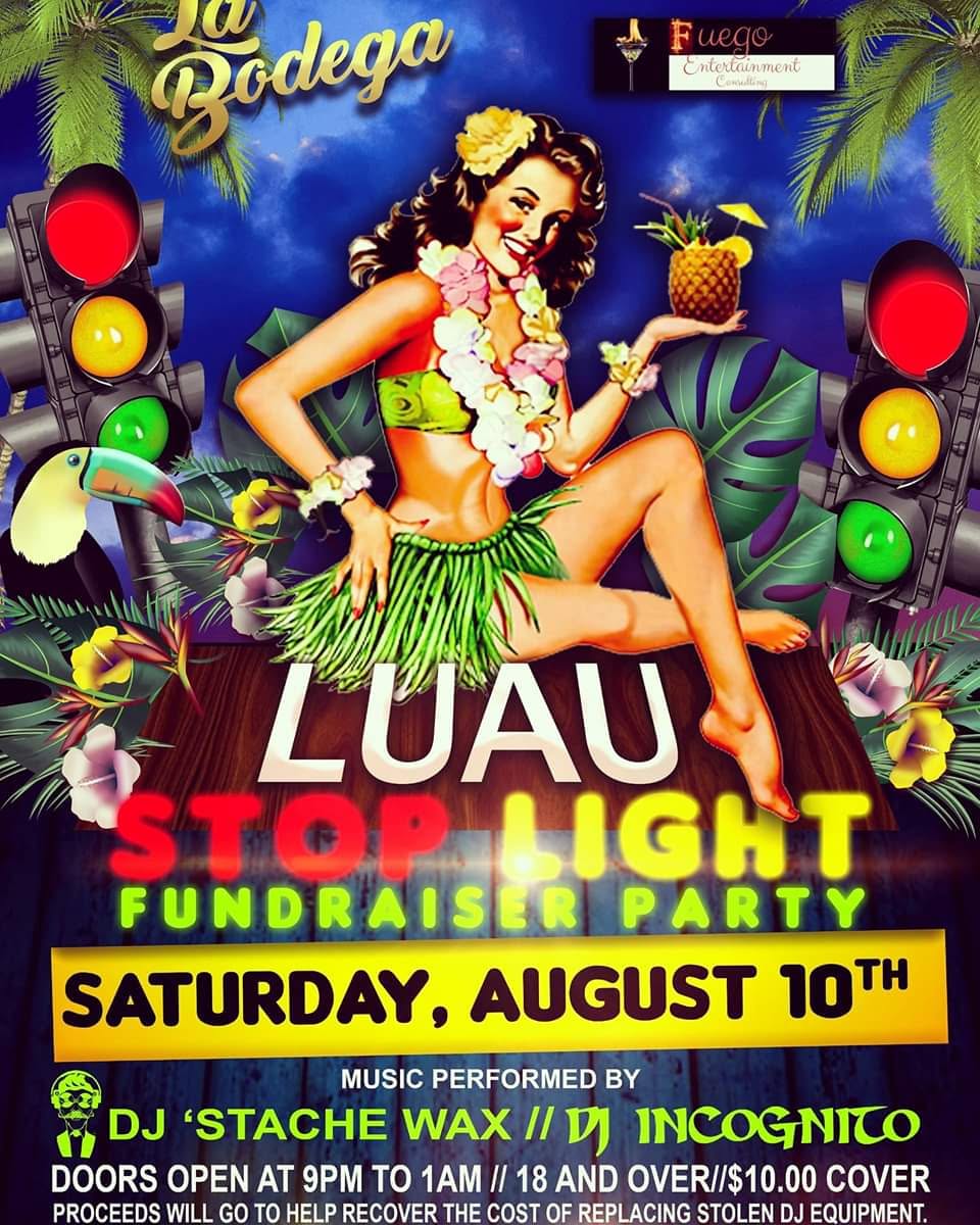 Luau Stop Light Fundraiser Party