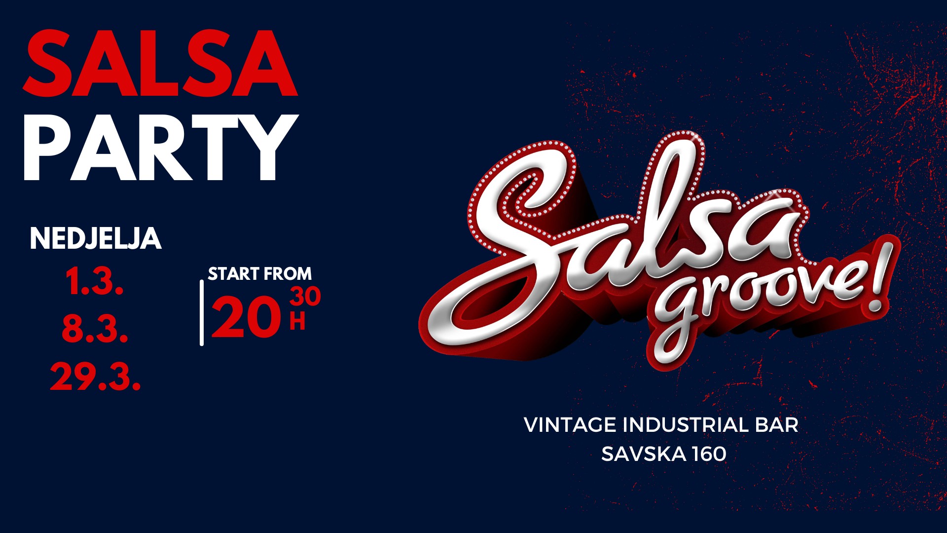 Salsa Groove @Vintage Industrial bar - ožujak 2026.