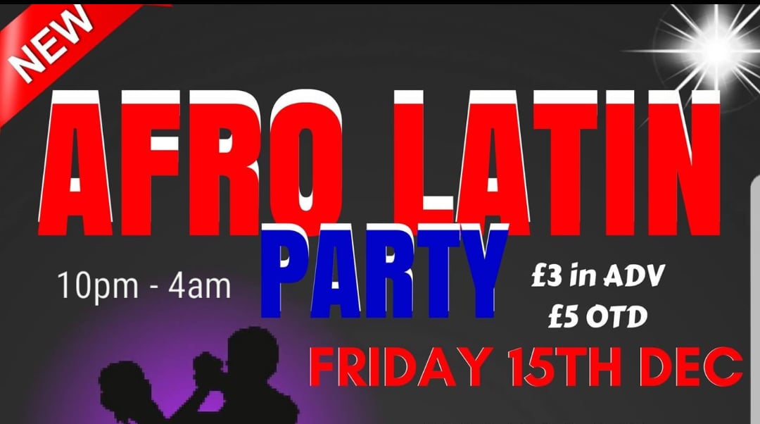 Afro-Latin Party @ Unity Lounge Bar In Bristol Kizomba Salsa Bachata