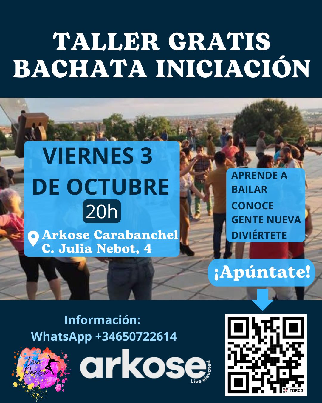 Clase GRATIS de bachata iniciación